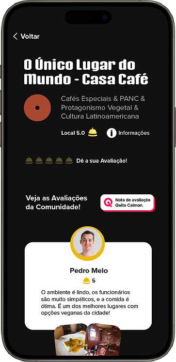 Avaliações reais